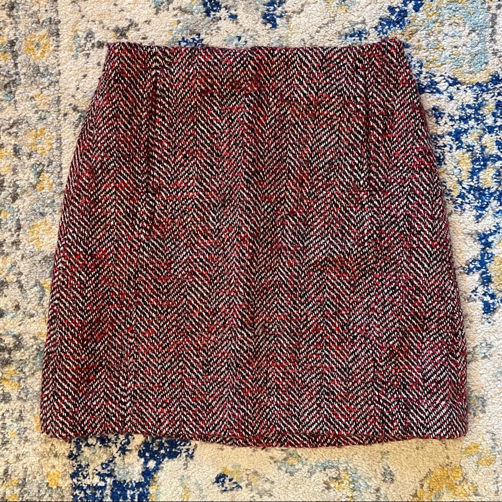 Loft Tweed Mini Skirt